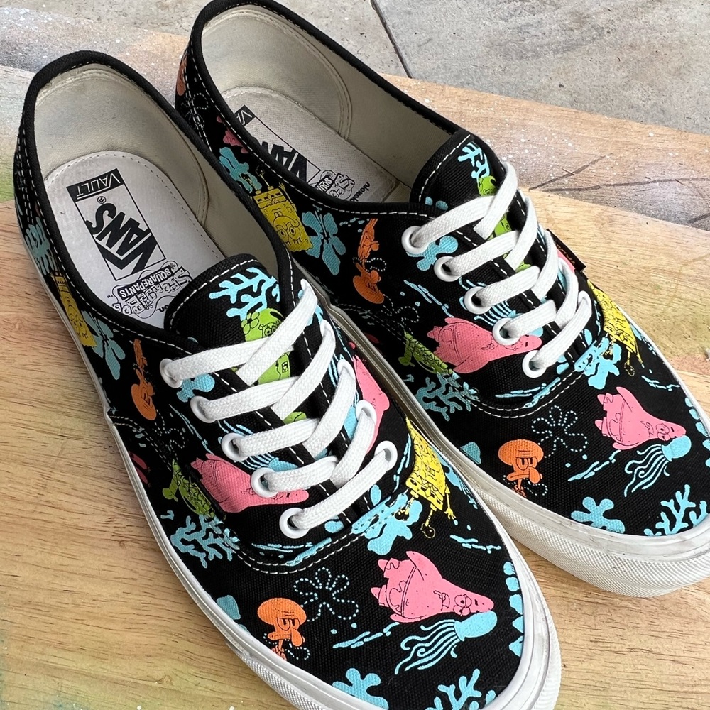Vans X Spongebob Vault Authentics Men’s Size 11.5 - image 1